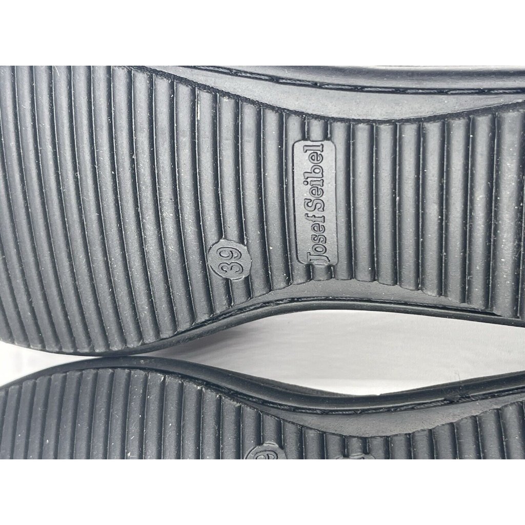 Joseph Siebel Shoes Womens Slip On Size 8-8.5 Eu 39 Black Leather Comfort — image 7 of 8